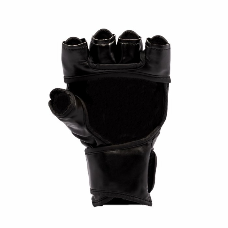 Black Everlast 1910 Grappling Unisex MMA Gloves | 49562GKJC