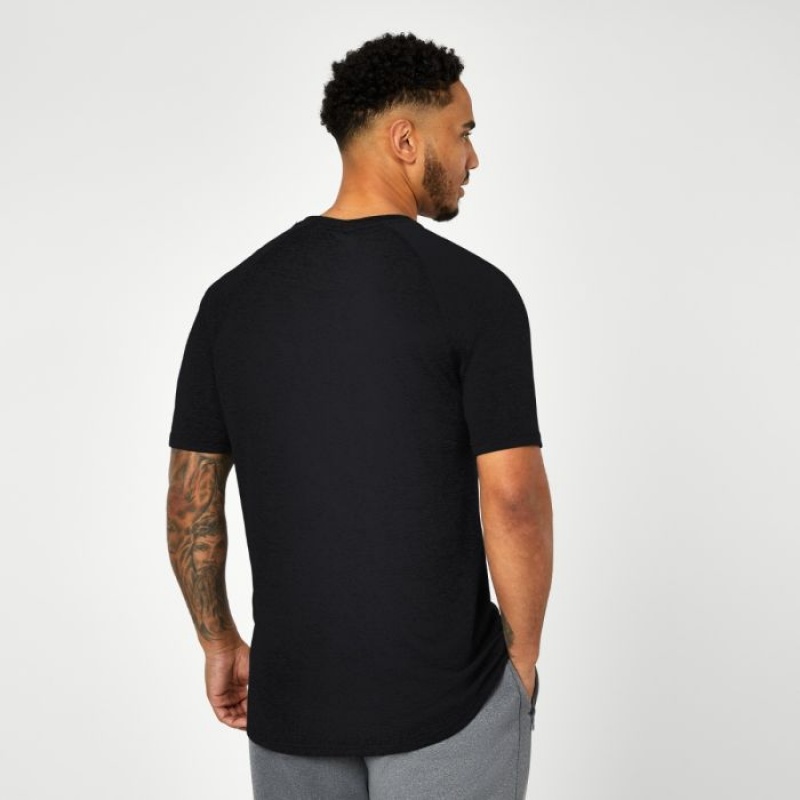 Black Everlast 1910 Poly Men's T-Shirt | 21750VQPT