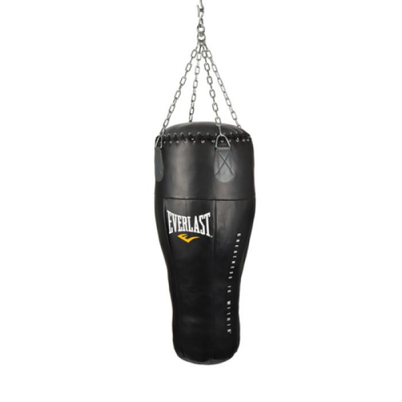 Black Everlast Angle Unisex Heavy Bag | 86012DGQK