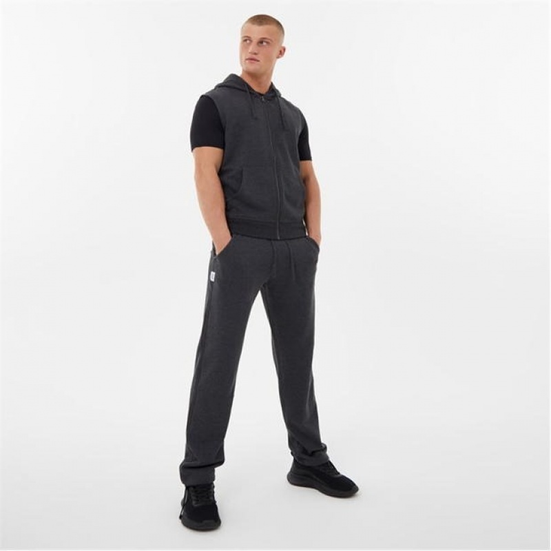 Black Everlast Boxing Men's Sweatpants & Joggers | 51836IUKH