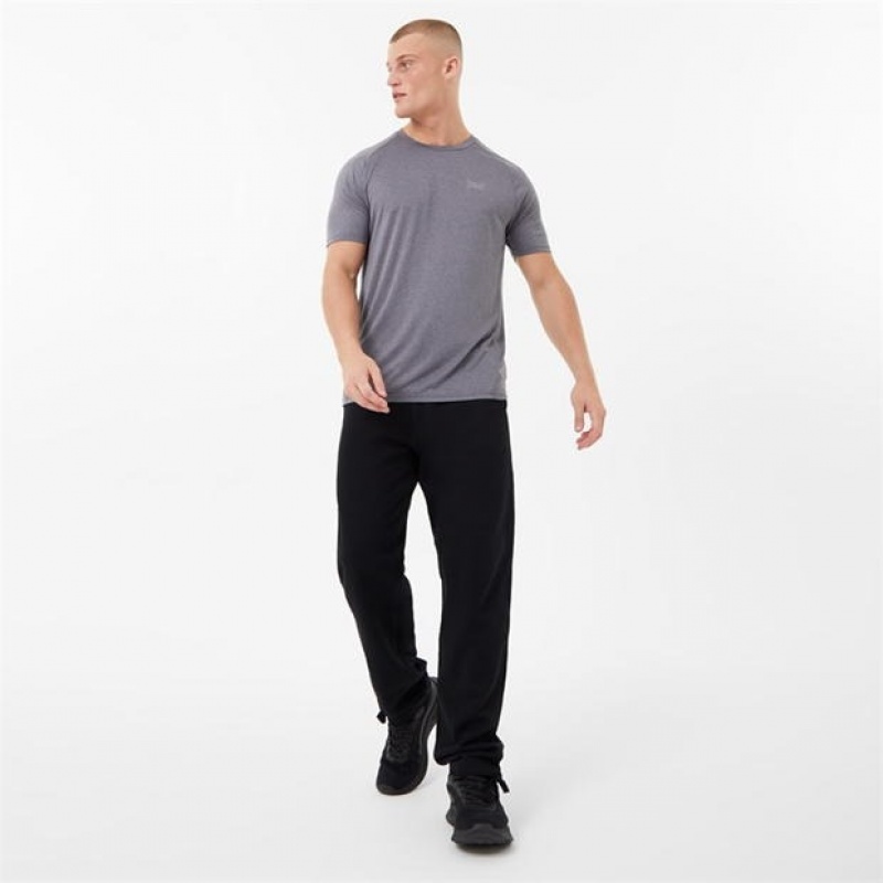 Black Everlast Boxing Men's Sweatpants & Joggers | 38059KSLE