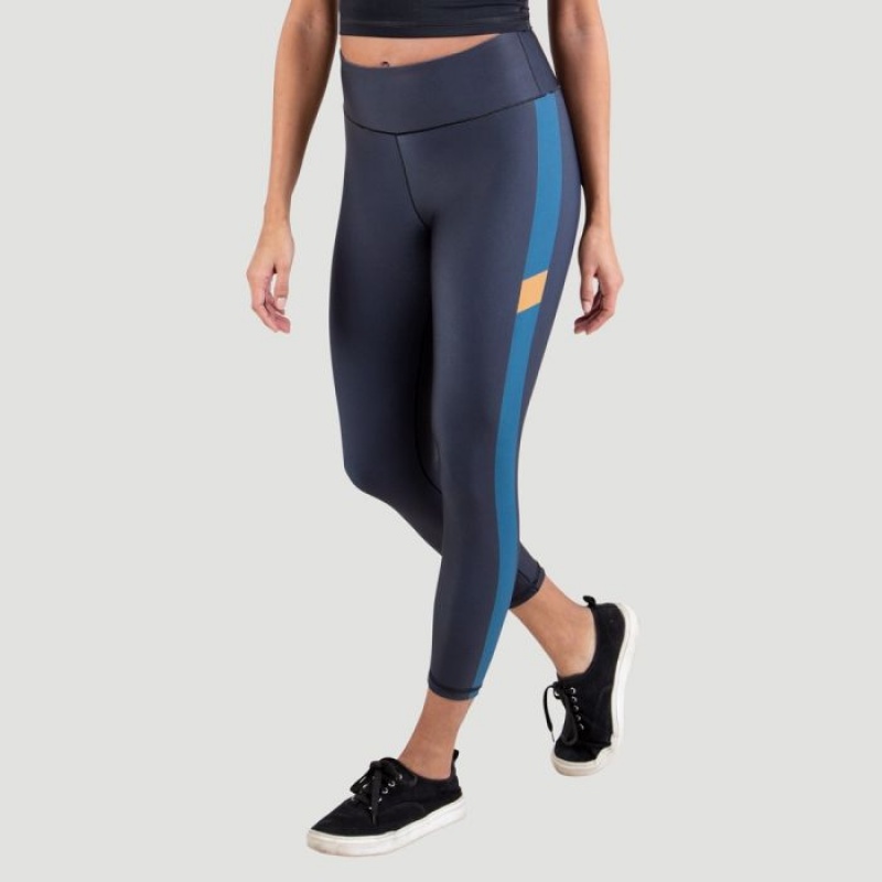 Black Everlast Colorplay Cropped Women's Legging | 03247FKND