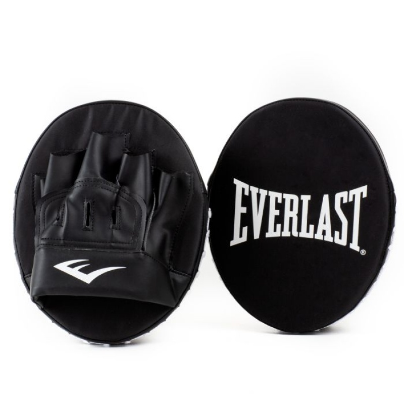 Black Everlast Core Unisex Punch Mitts | 62390WEAM