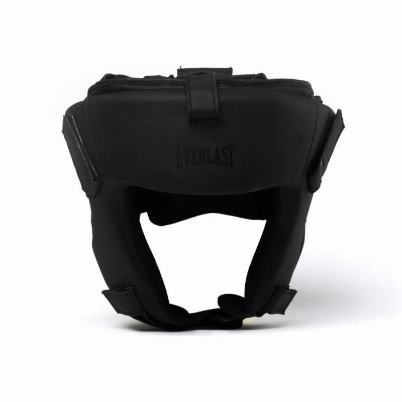 Black Everlast Elite 2 Pro Unisex Boxing Headgear | 53246CNEA