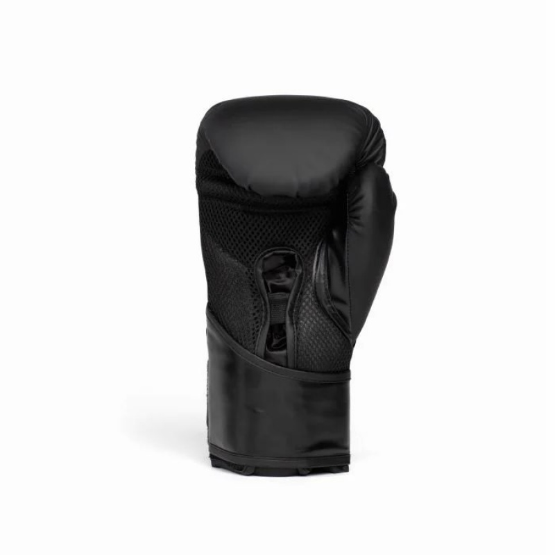 Black Everlast Elite 2 Unisex Boxing Gloves | 25806QDLN