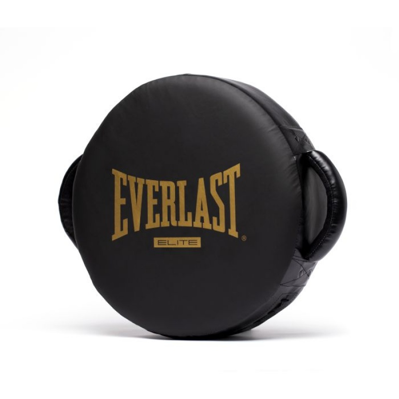 Black Everlast Elite Round Shield Unisex Body Protector | 24098XZEW