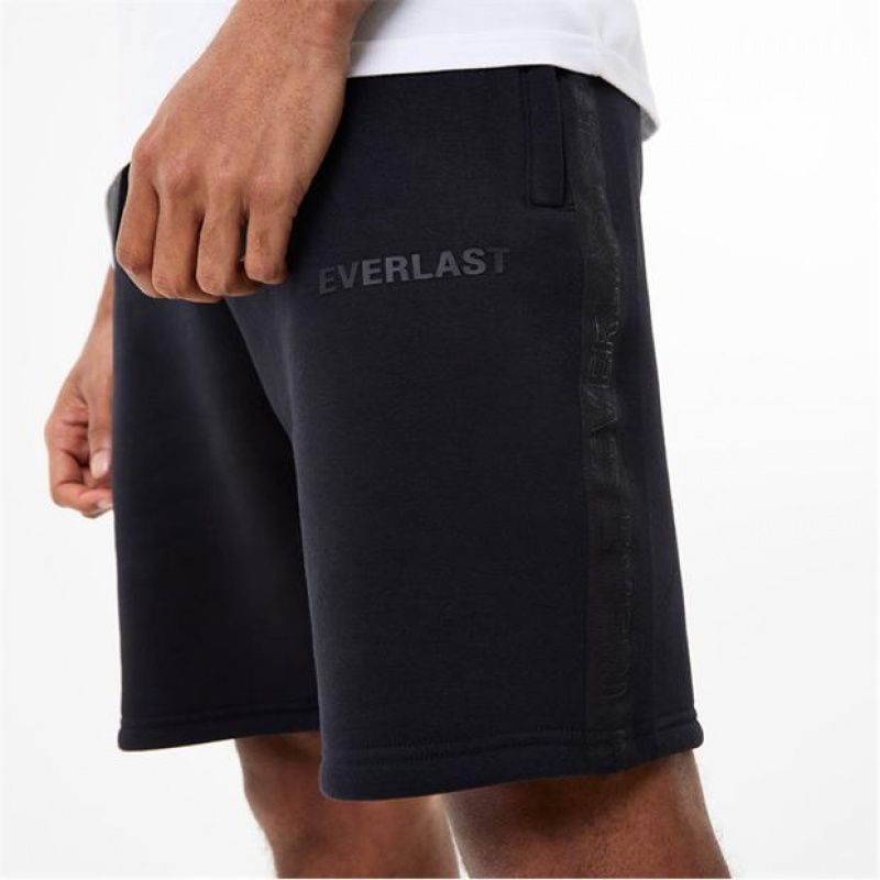 Black Everlast Elite Taped Men's Shorts | 78023TWJR