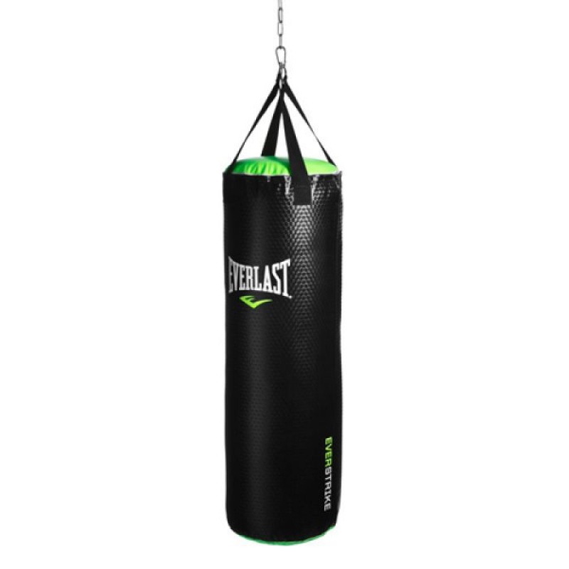 Black Everlast Everstrike Unisex Punching Bags | 70896ZEJX