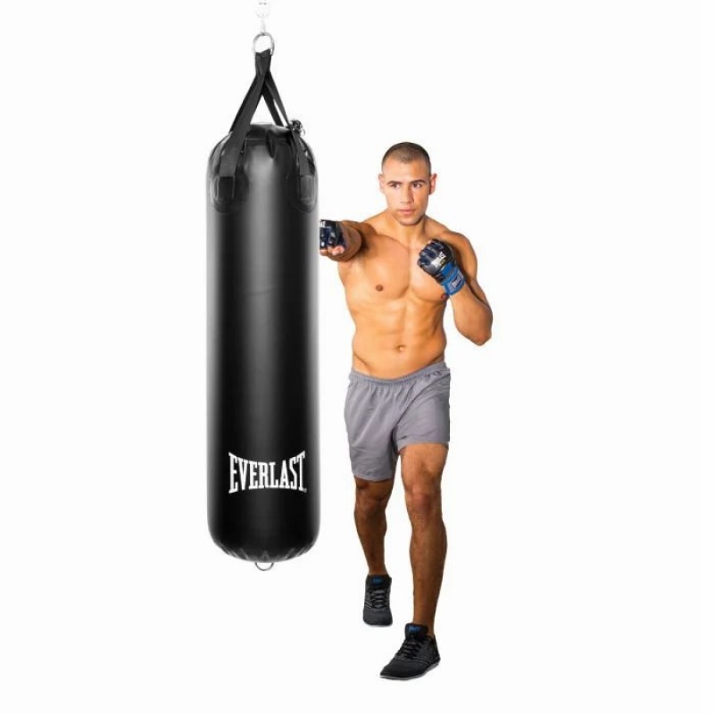 Black Everlast Hydrostrike Air Core,100lbs Unisex Punching Bags | 04635ITKR