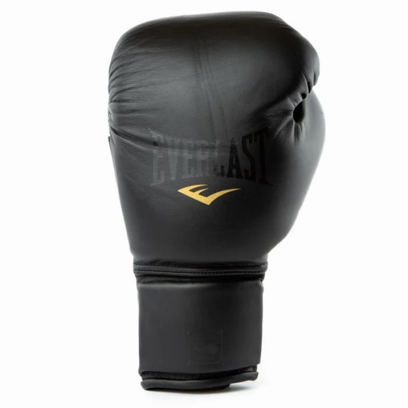 Black Everlast MX2 Pro Laced Training Unisex Boxing Gloves | 37452MZIS