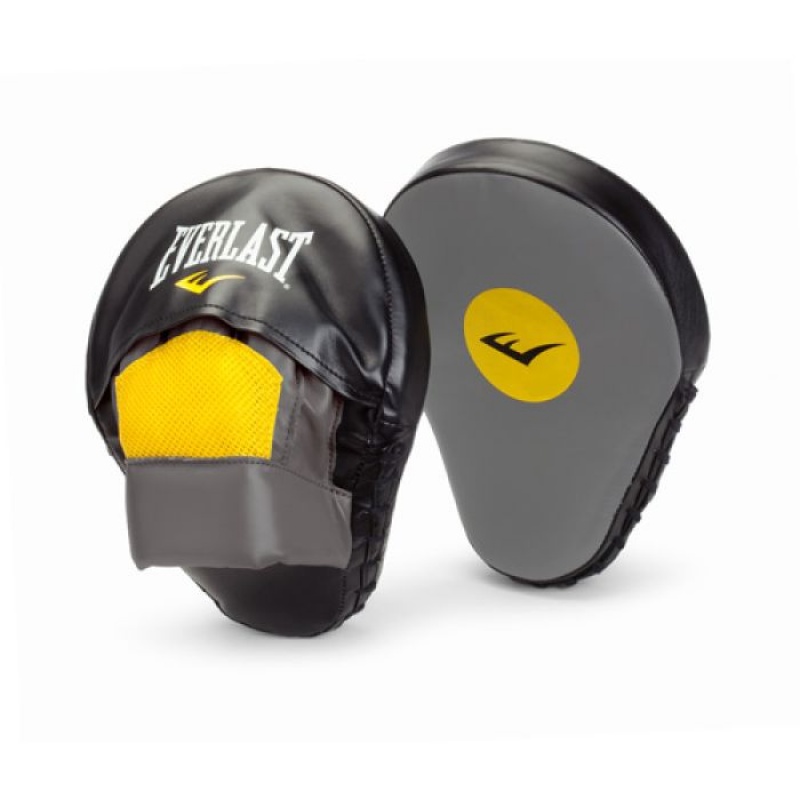 Black Everlast Mantis Unisex Punch Mitts | 86275CQLU