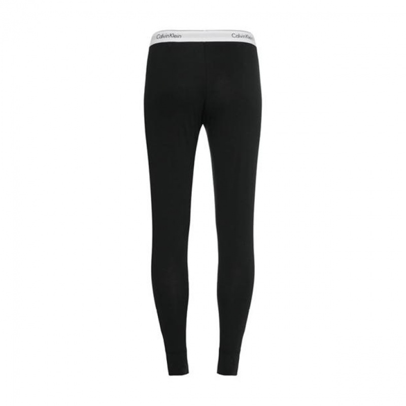 Black Everlast Modern Cotton Women's Legging | 25940WBNS