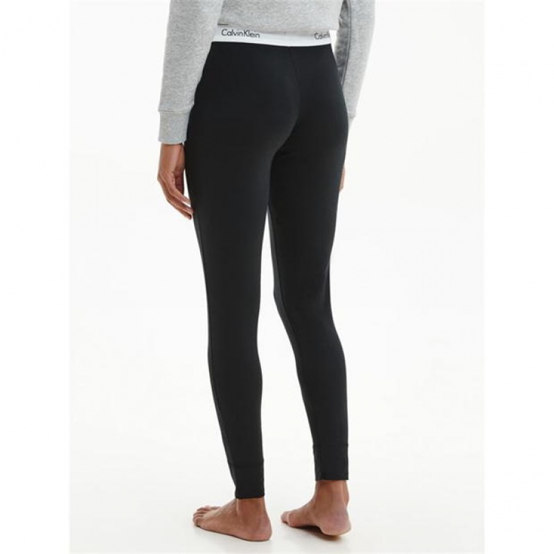 Black Everlast Modern Cotton Women's Legging | 25940WBNS