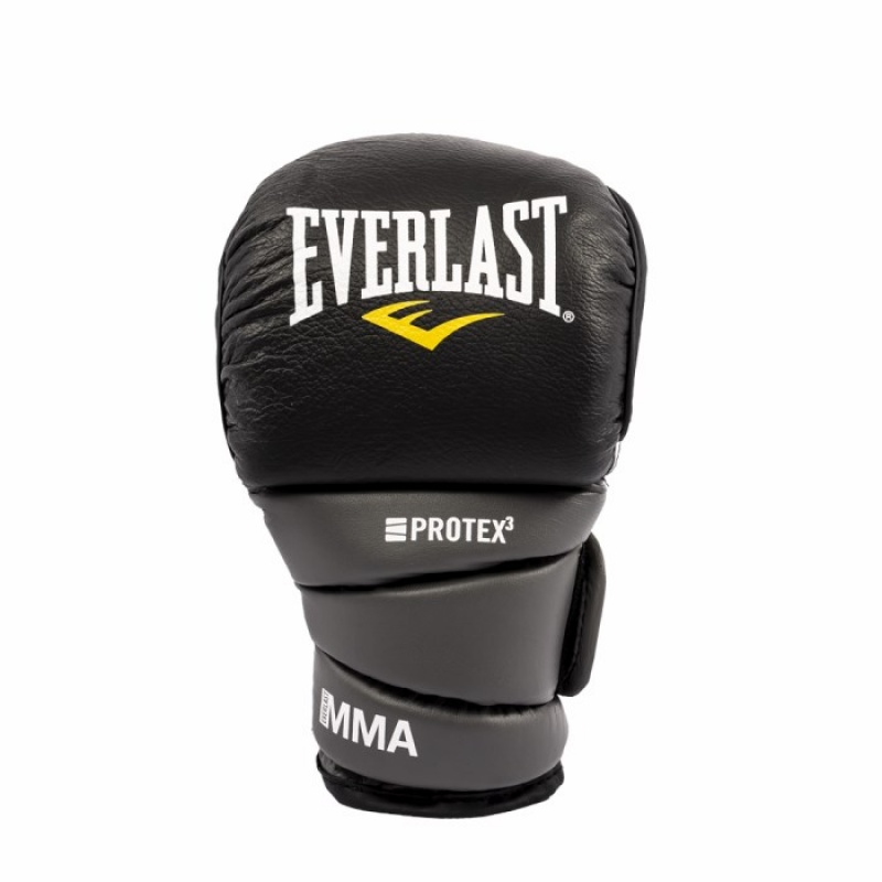 Black Everlast Protex3 Universal Pro Unisex Training Gloves | 42619HQBL