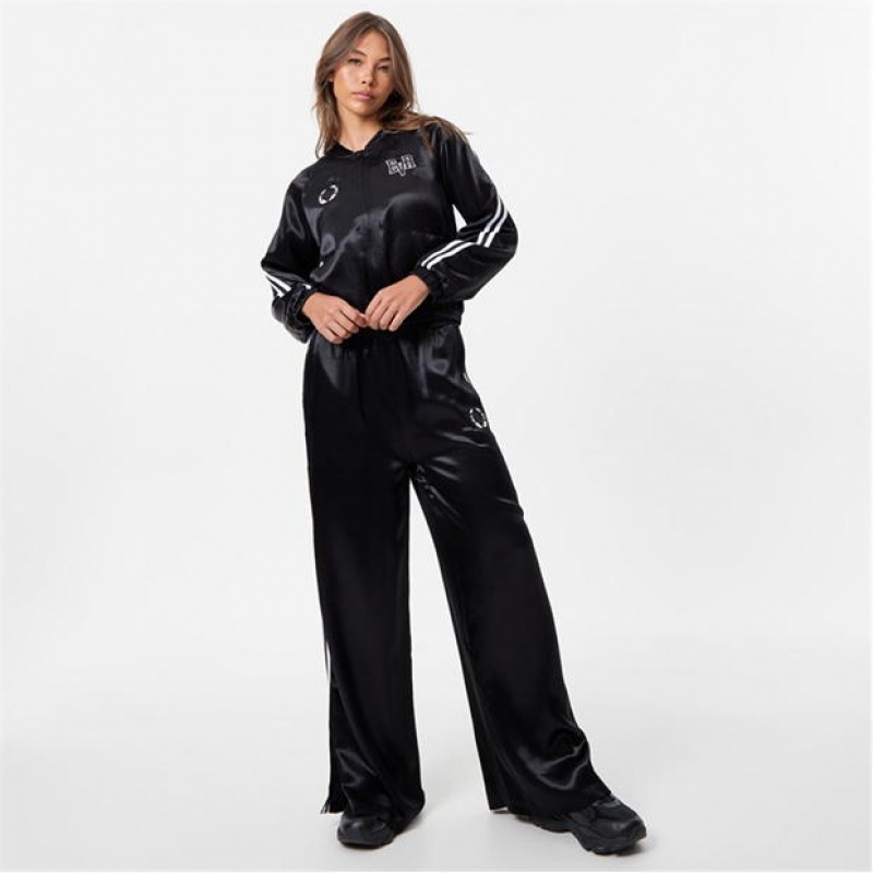 Black Everlast Satin Bomber Women's Jackets | 47289PKCI