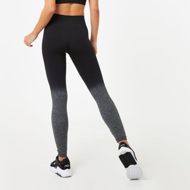 Black Everlast Seamless Ombr Women's Legging | 19238ENJS