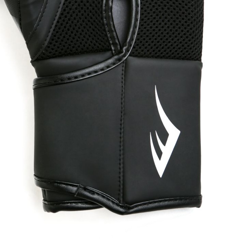 Black Everlast Spark Training Unisex Boxing Gloves | 23506LCWR