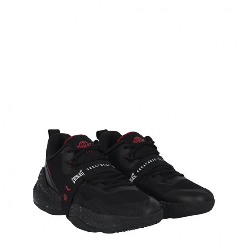 Black Everlast Supreme Men's Sport Shoes | 34019SIOE