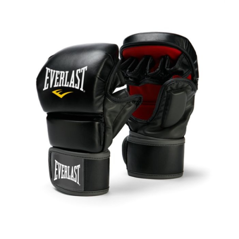 Black Everlast Titan Striking Unisex Training Gloves | 51983TGAZ