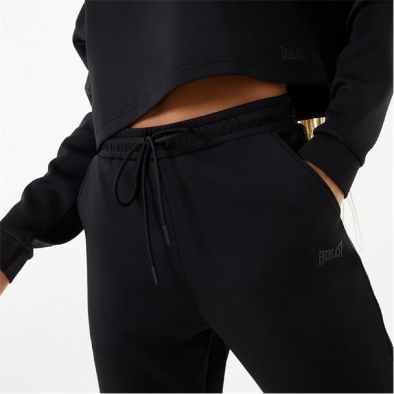 Black Everlast Training Women's Sweatpants & Joggers | 02184HPJF