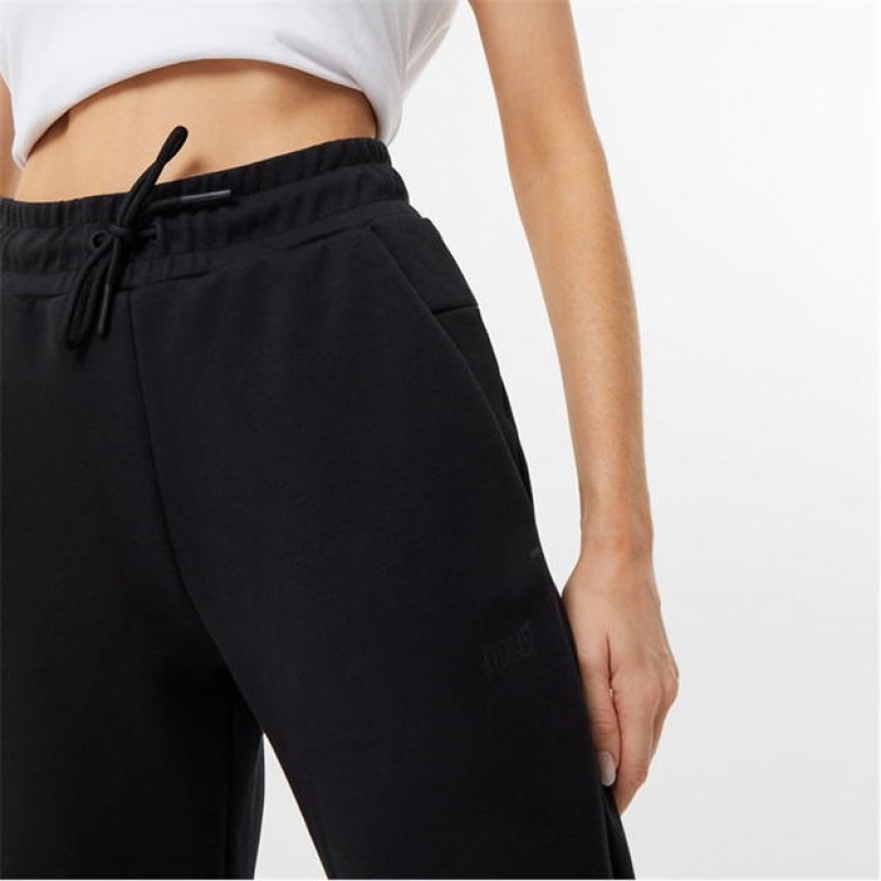 Black Everlast Women's Sweatpants & Joggers | 28675CJKA