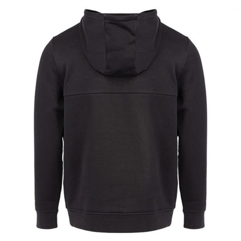 Black Everlast X Fleece Men's Hoodie | 32169TYHW