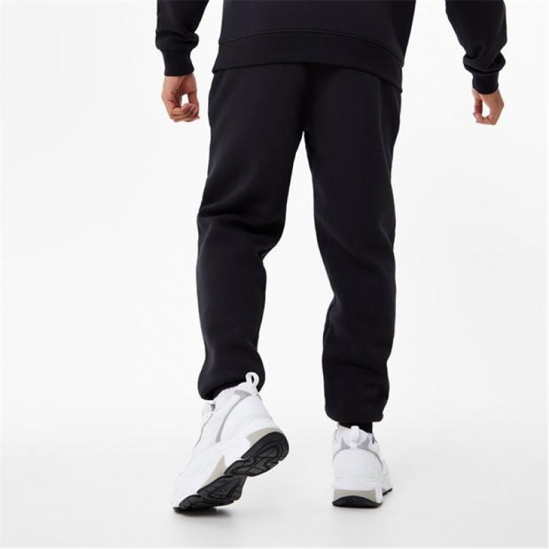 Black Everlast X Laurel Men's Sweatpants & Joggers | 76480LSJU