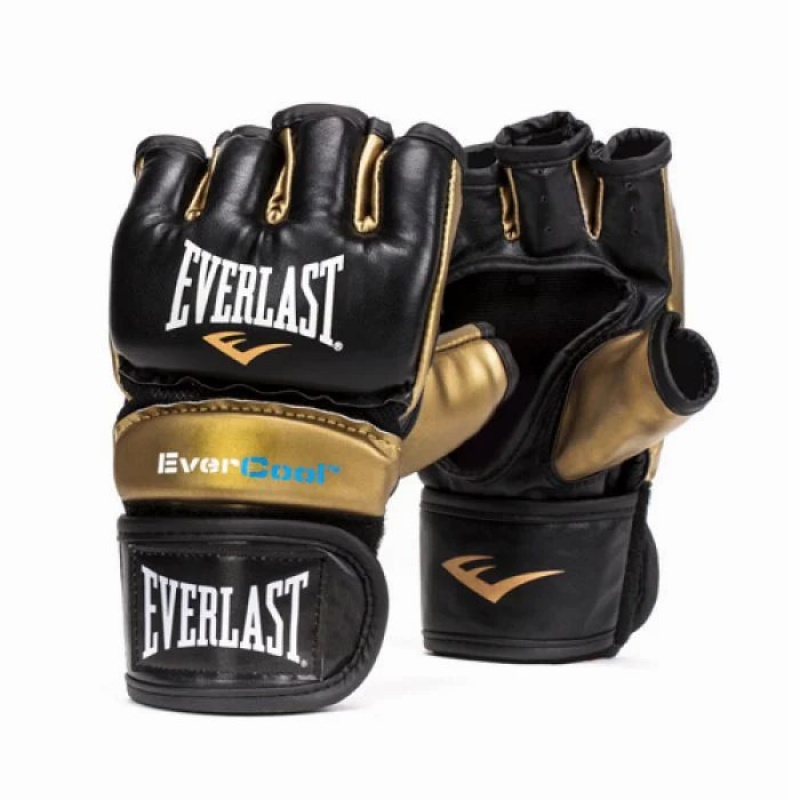 Black Gold Everlast Everstrike Unisex Training Gloves | 43978WZGU