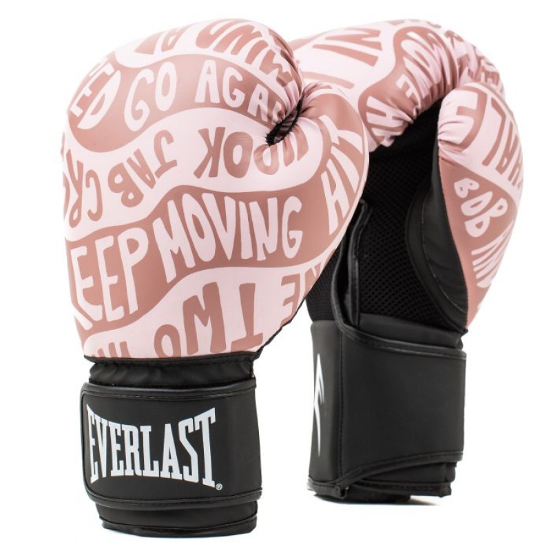 Black Gold Everlast Spark Training Unisex Boxing Gloves | 47608HLFP