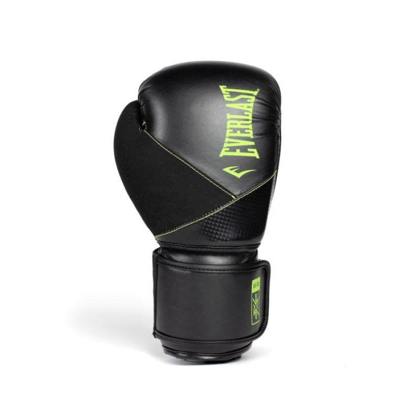 Black Green Everlast Protex Unisex Boxing Gloves | 35609MHCN