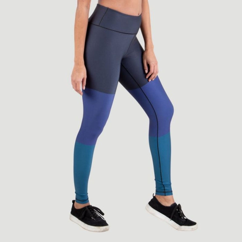 Black Navy Everlast Colorplay Women's Legging | 43860CMTP