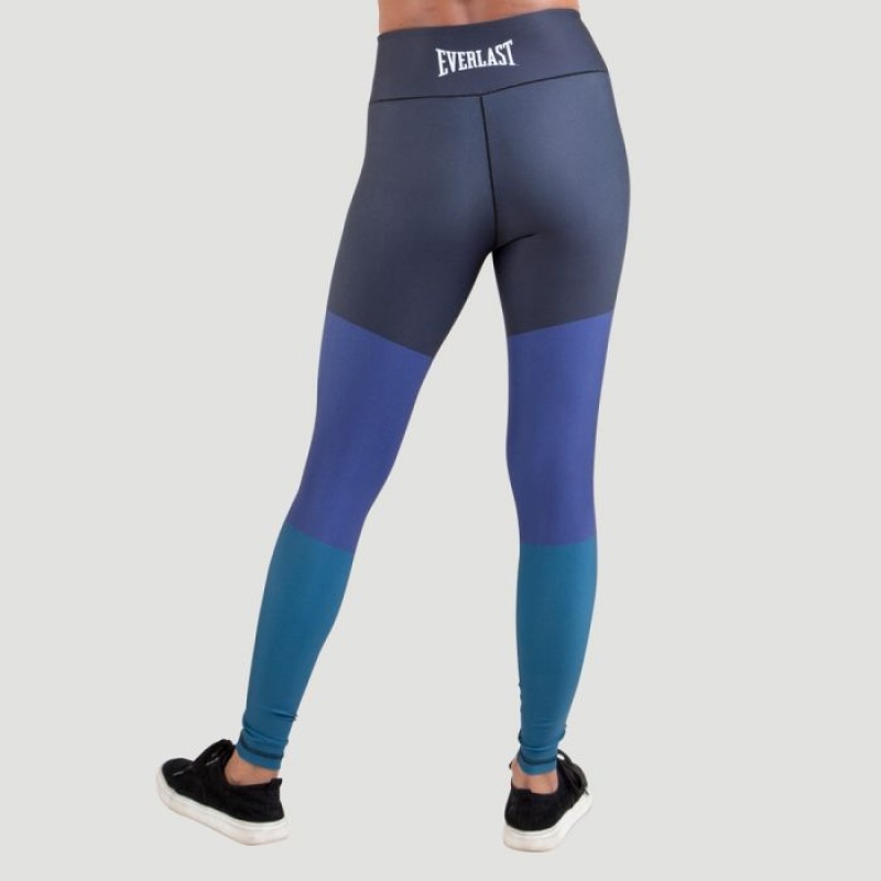 Black Navy Everlast Colorplay Women's Legging | 43860CMTP