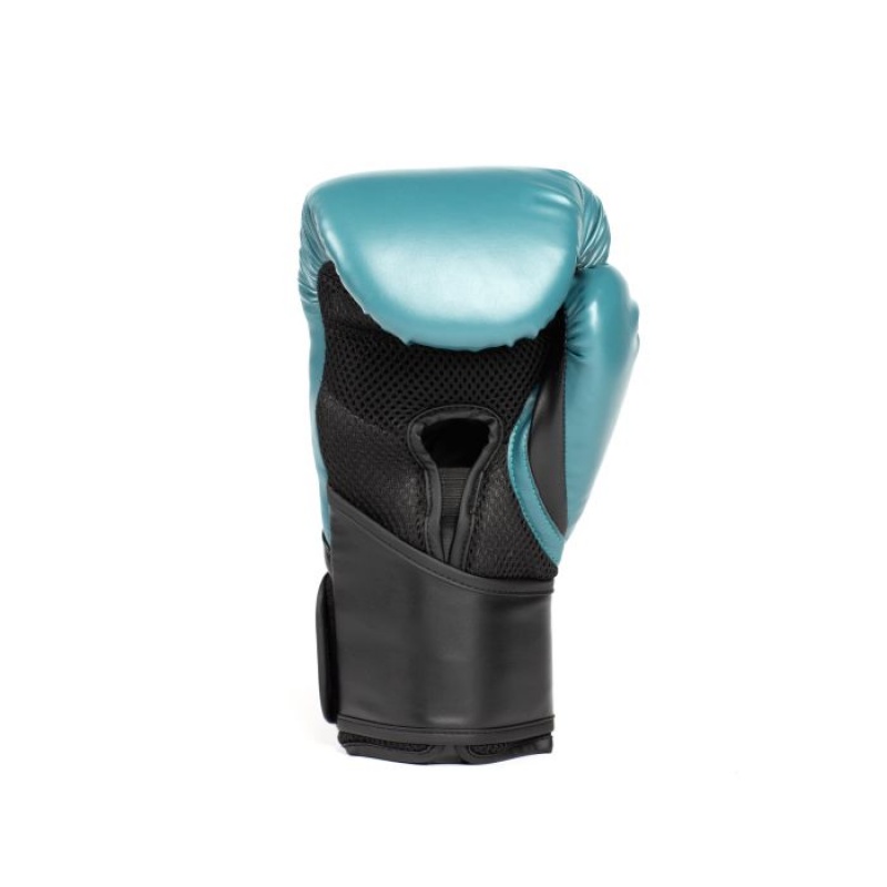 Blue Black Everlast Elite 2 Unisex Boxing Gloves | 94720KHJE