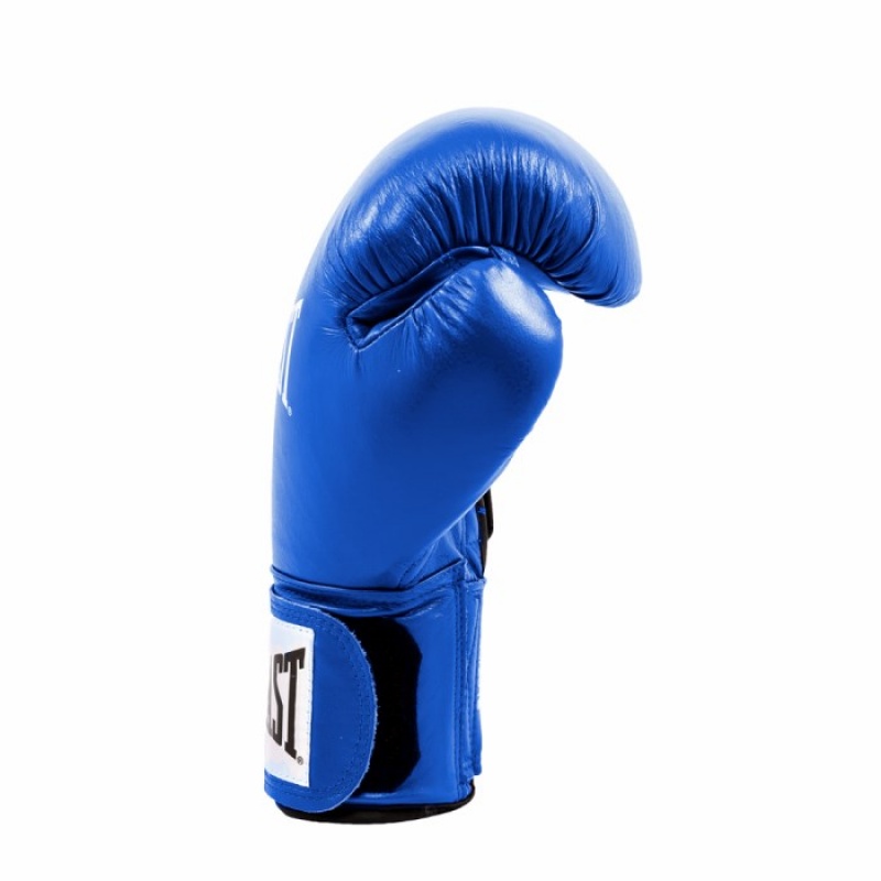 Blue Everlast Amateur Competition Fight Unisex Boxing Gloves | 68524UDER