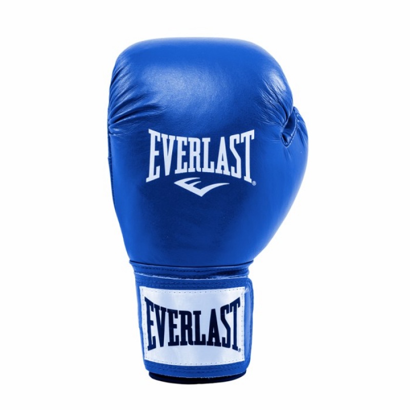 Blue Everlast Amateur Competition Fight Unisex Boxing Gloves | 68524UDER