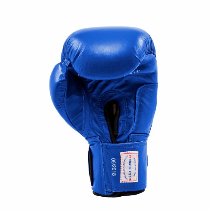 Blue Everlast Amateur Competition Fight Unisex Boxing Gloves | 68524UDER