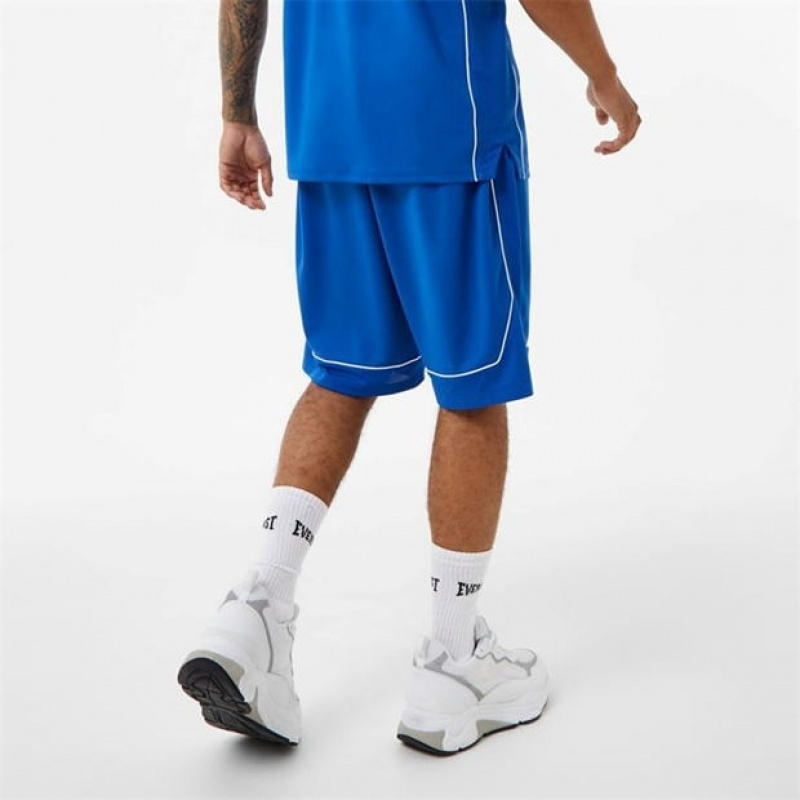 Blue Everlast Basketball Men's Shorts | 40531RHQL