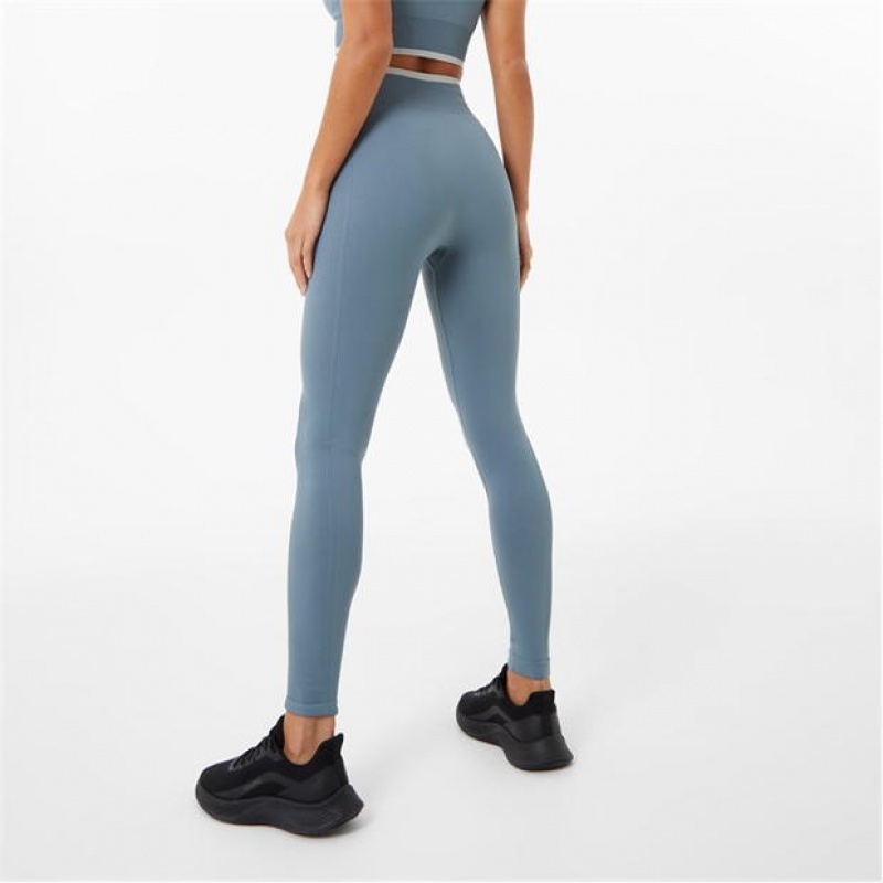 Blue Everlast Boxing Women's Legging | 58397DMSQ