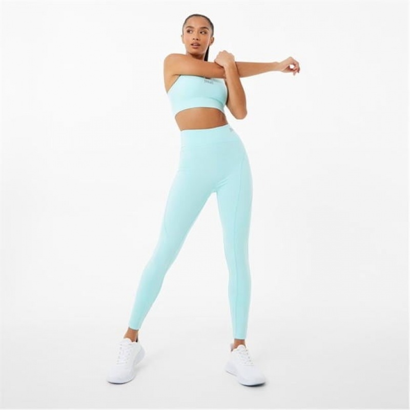 Blue Everlast Contour Women's Legging | 67450HJKI