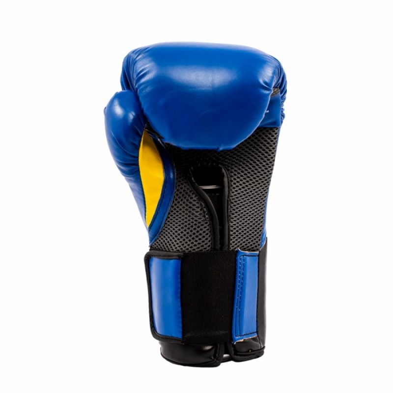 Blue Everlast Elite Unisex Training Gloves | 39426OIPY