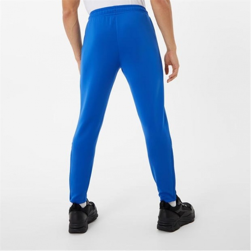 Blue Everlast Essential Track Men's Sweatpants & Joggers | 50839XNZI