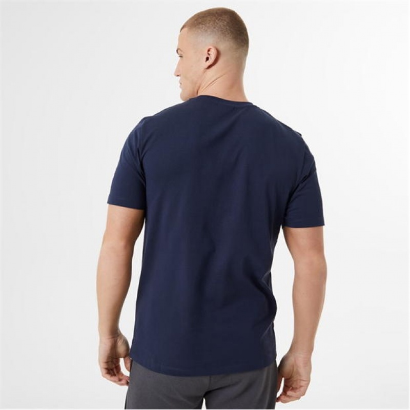 Blue Everlast Laurel Elite2 Men's T-Shirt | 53901YIJR