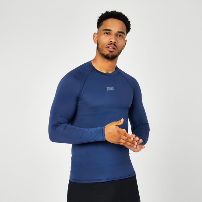 Blue Everlast Long Sleeve Men\'s Base Layer | 31562LXZS