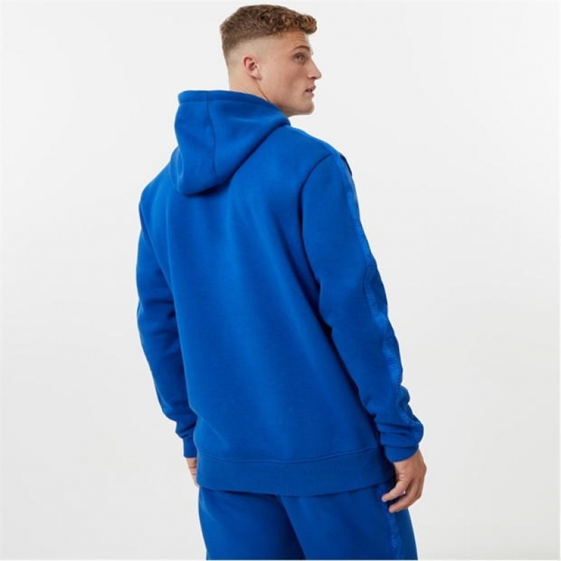 Blue Everlast Men's Hoodie | 86321YOGE