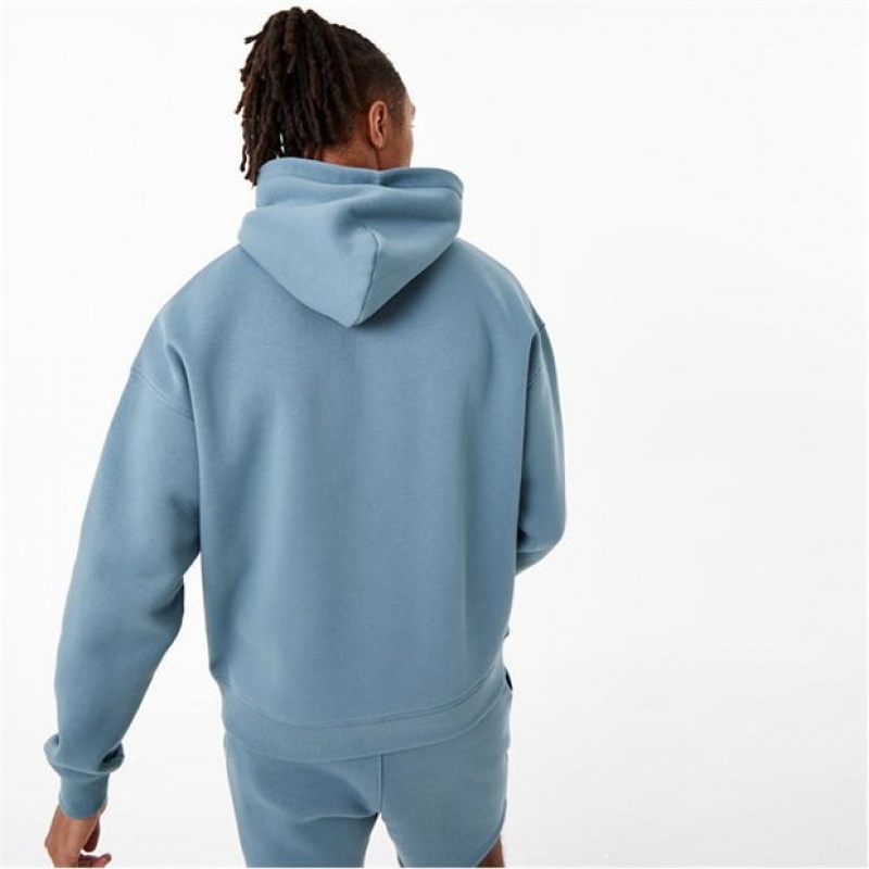 Blue Everlast Protex Laurel Men's Hoodie | 71480WJYK