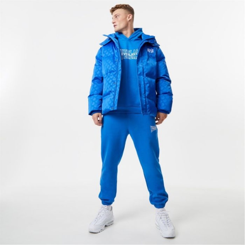 Blue Everlast Puffer Men's Jackets | 63214OUFY