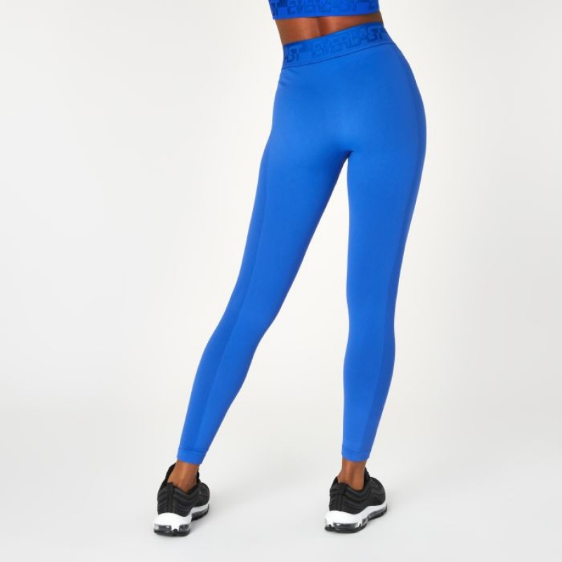 Blue Everlast Seamless Taped Women's Legging | 10695LIYZ