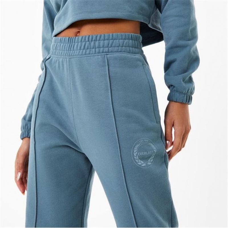 Blue Everlast Women's Sweatpants & Joggers | 48126LNFU