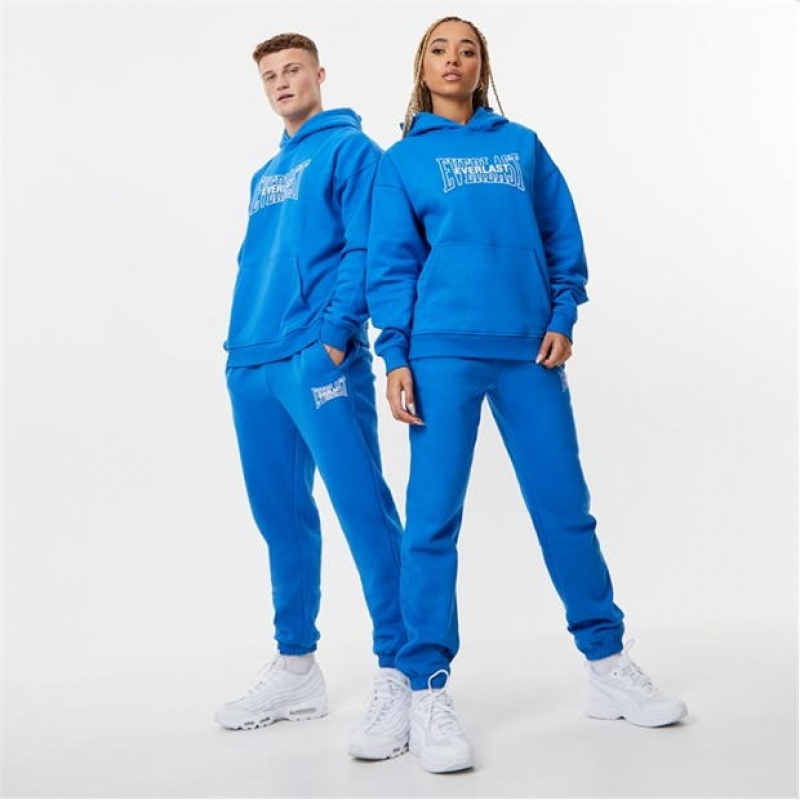 Blue Everlast Women's Sweatpants & Joggers | 83572PYMC