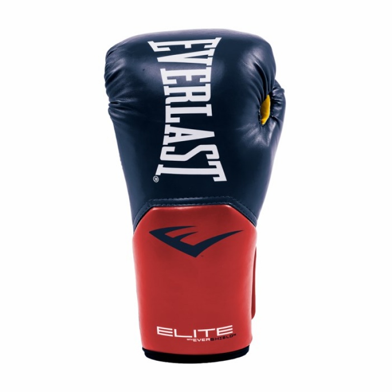 Blue Red Everlast Elite Unisex Training Gloves | 26507PMAJ